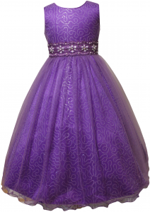 GIRLS FLOWER DRESSES (1242407) PURPLE